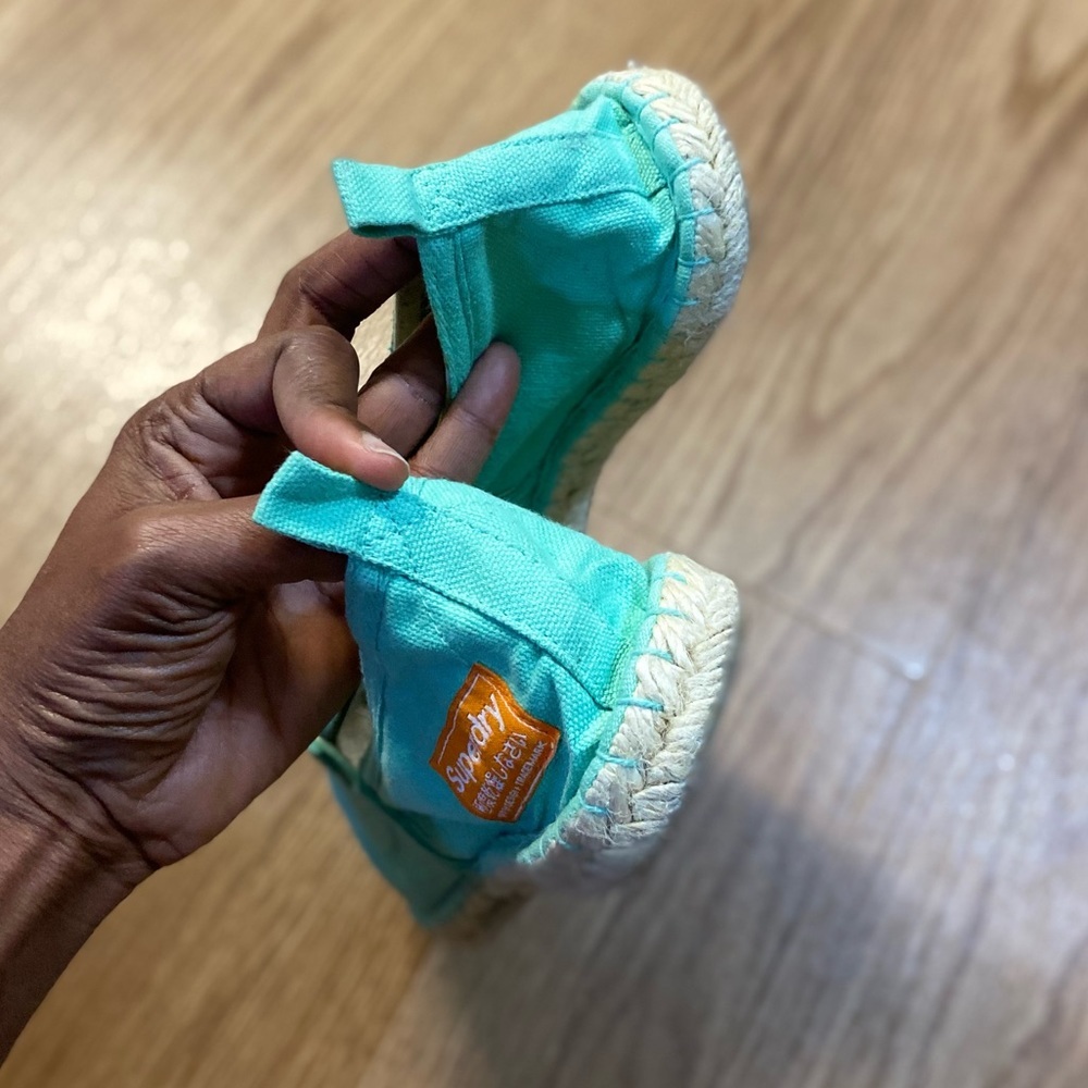 Superdry Green Flat Espadrilles - image 5